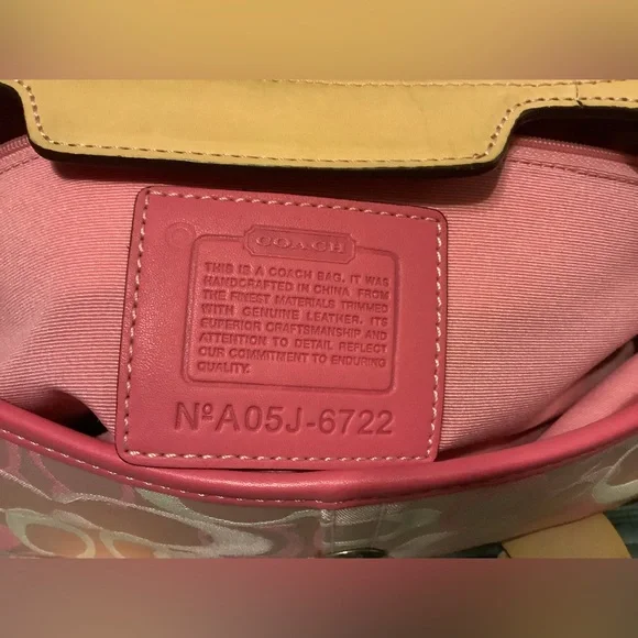 Y2K Vintage Coach Pink Satchel Handbag - Picture 2 of 9